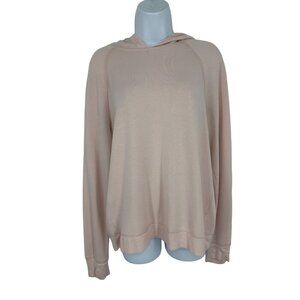 Athleta Criss Cross Back Long Sleeve Hoodie Sweatshirt Size M